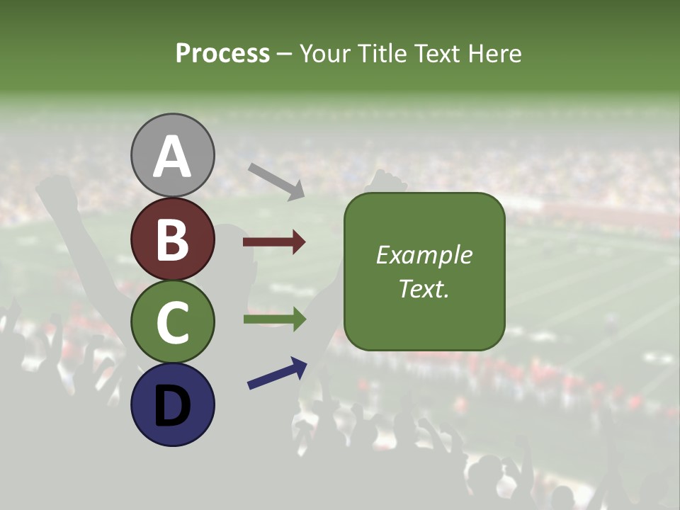 Football College Fan PowerPoint Template