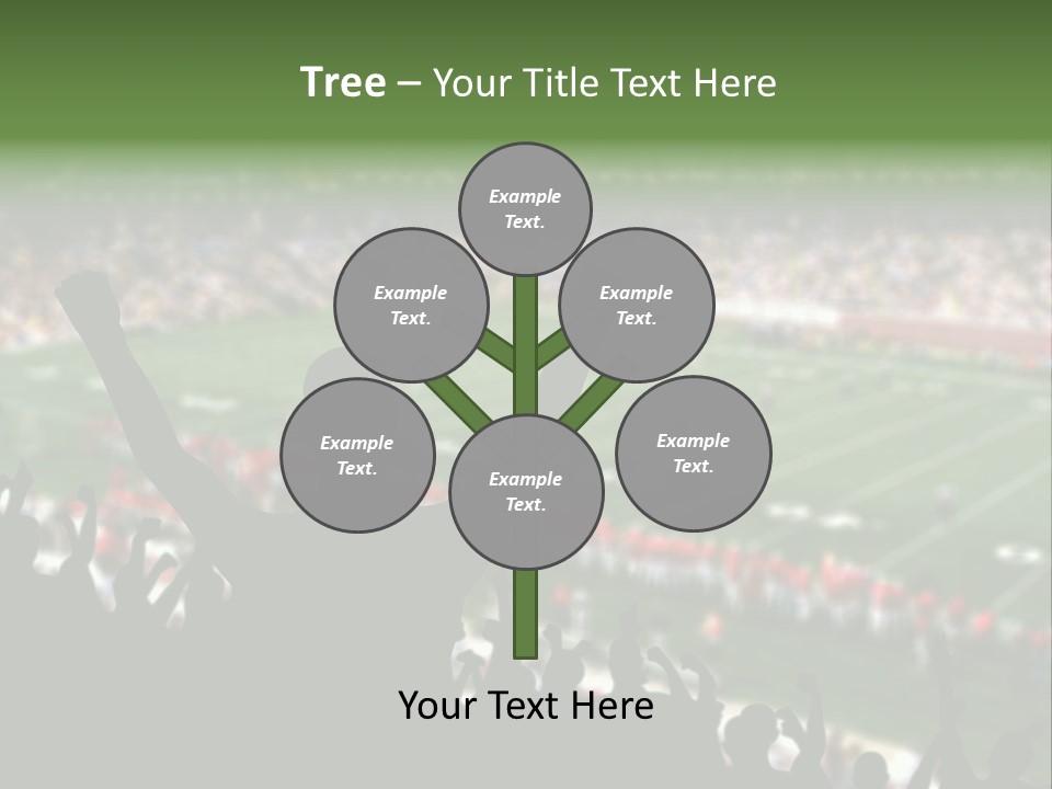 Football College Fan PowerPoint Template