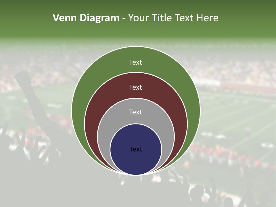 Football College Fan PowerPoint Template