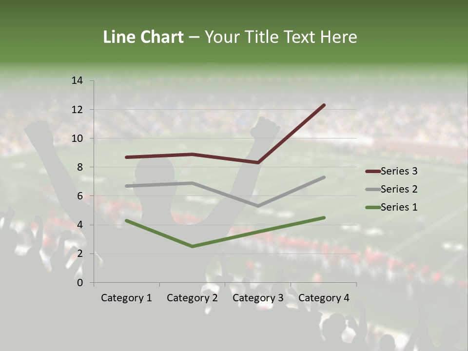 Football College Fan PowerPoint Template
