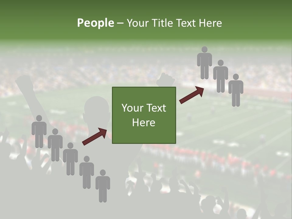 Football College Fan PowerPoint Template