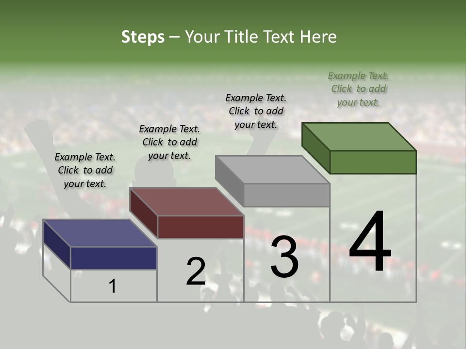 Football College Fan PowerPoint Template