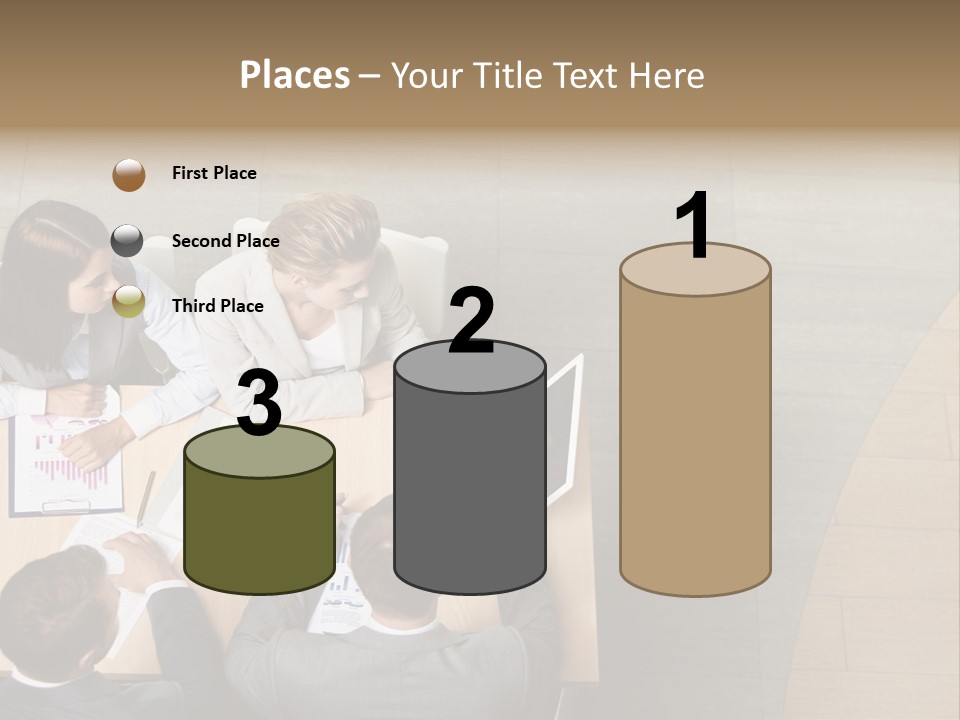 Angle Businessteam Businesspeople PowerPoint Template