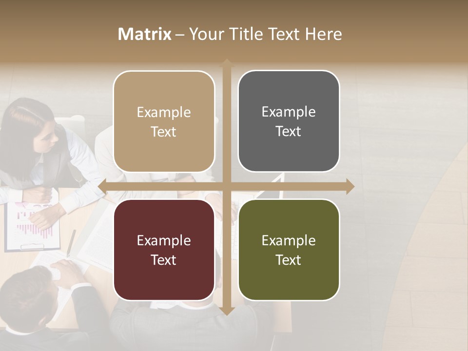 Angle Businessteam Businesspeople PowerPoint Template