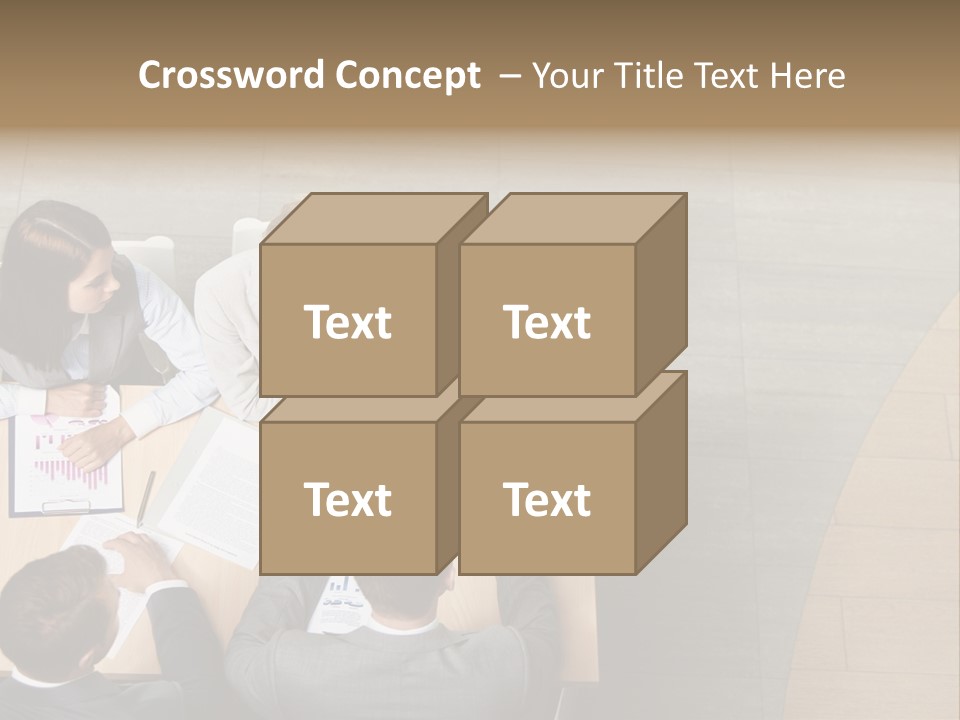 Angle Businessteam Businesspeople PowerPoint Template