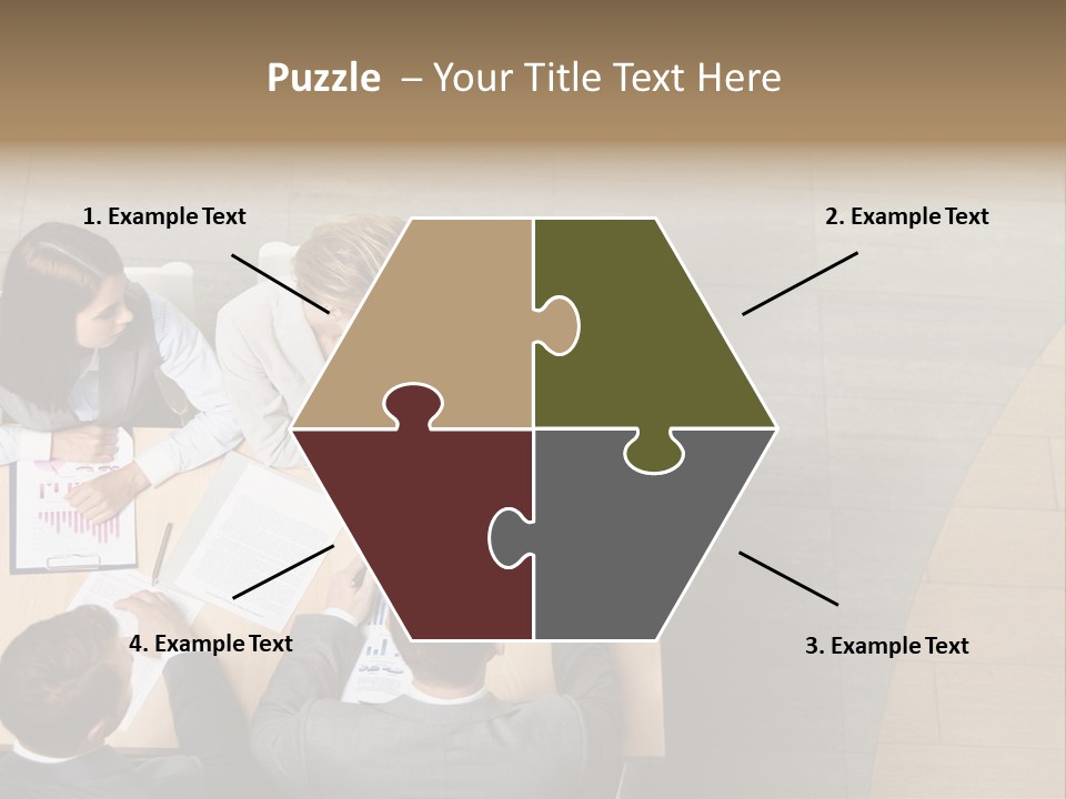 Angle Businessteam Businesspeople PowerPoint Template