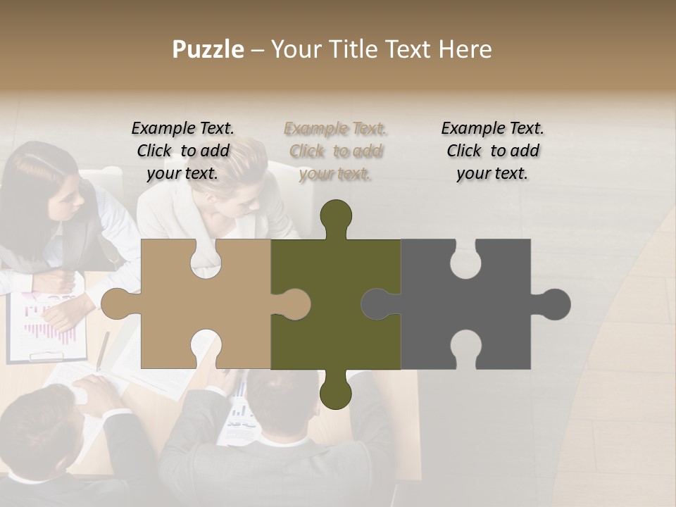 Angle Businessteam Businesspeople PowerPoint Template