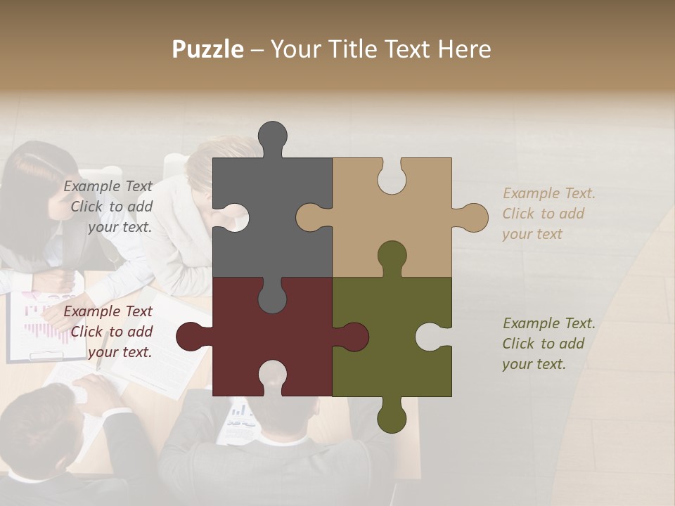 Angle Businessteam Businesspeople PowerPoint Template