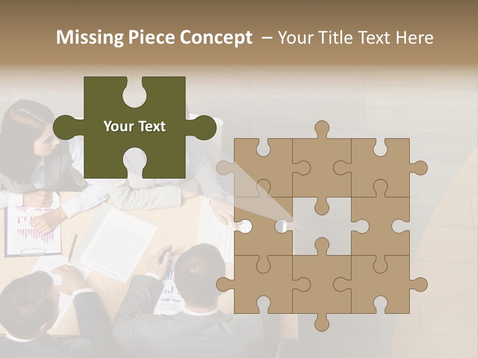 Angle Businessteam Businesspeople PowerPoint Template