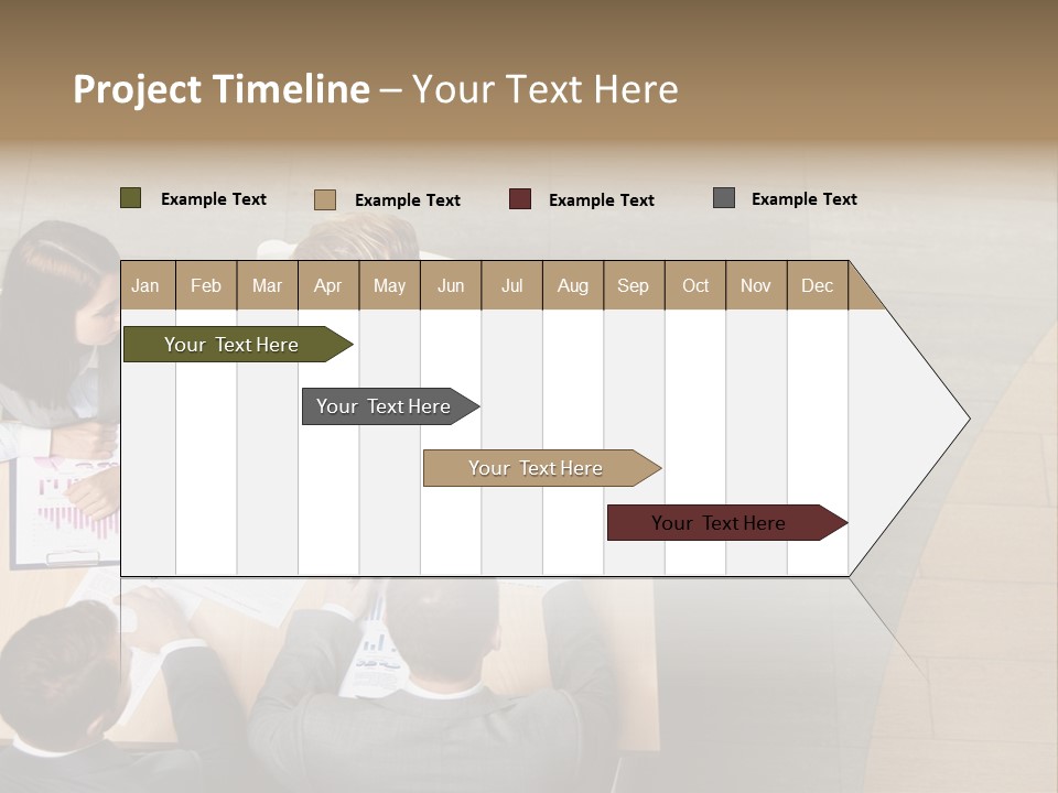 Angle Businessteam Businesspeople PowerPoint Template