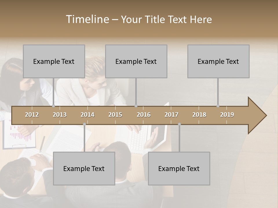 Angle Businessteam Businesspeople PowerPoint Template