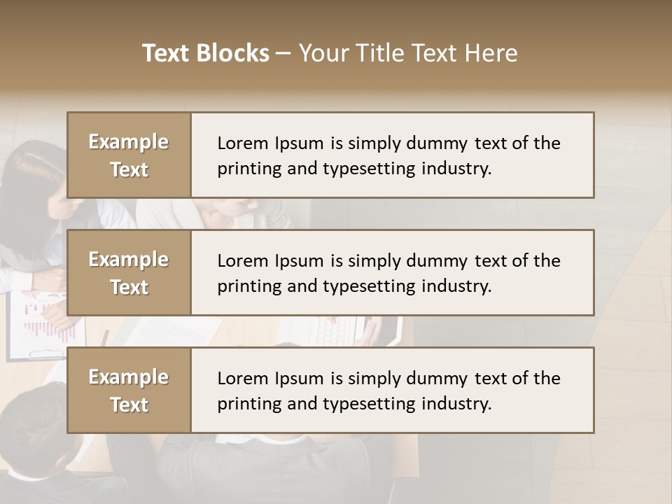 Angle Businessteam Businesspeople PowerPoint Template