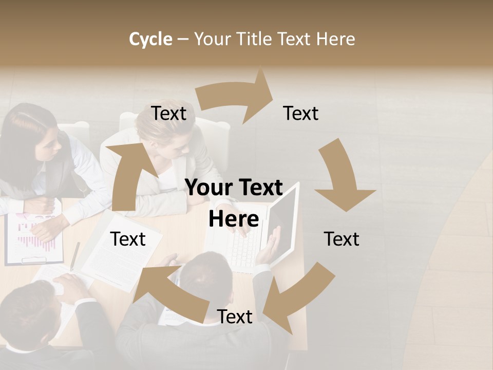Angle Businessteam Businesspeople PowerPoint Template