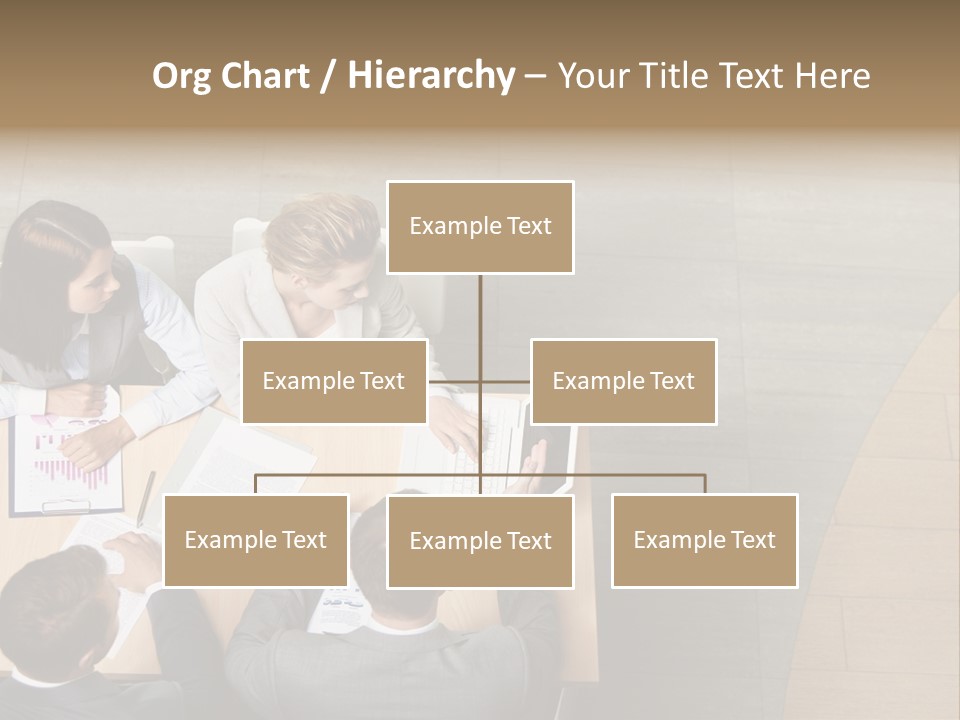 Angle Businessteam Businesspeople PowerPoint Template