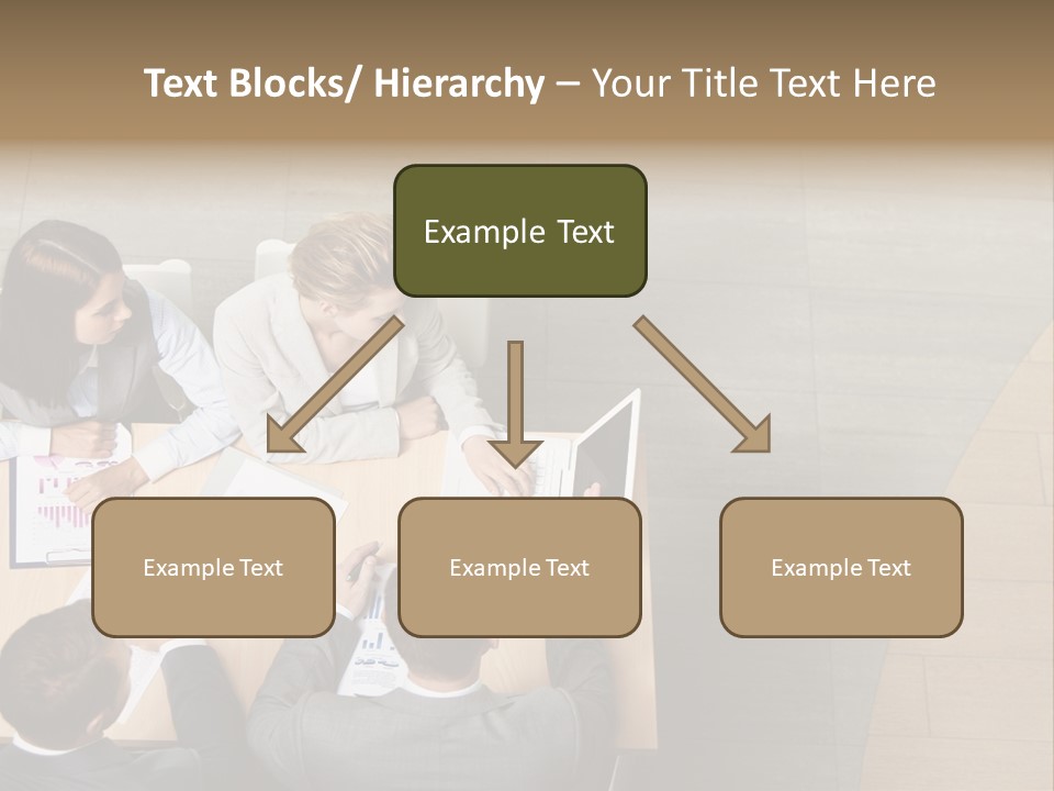 Angle Businessteam Businesspeople PowerPoint Template