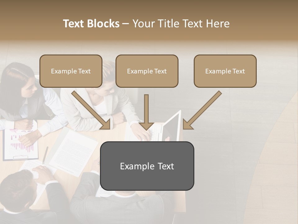 Angle Businessteam Businesspeople PowerPoint Template