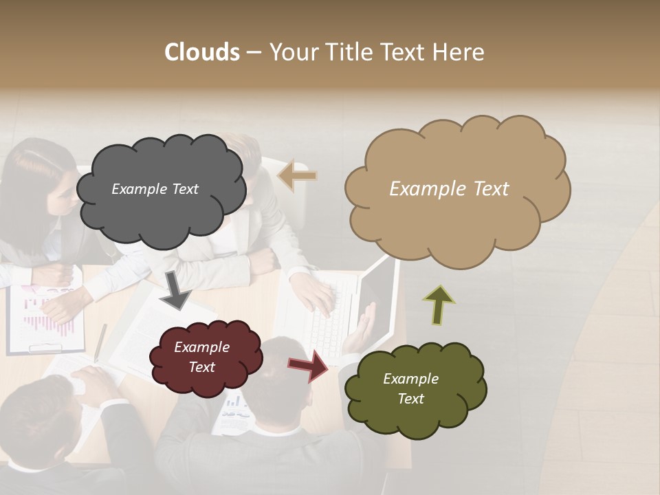 Angle Businessteam Businesspeople PowerPoint Template