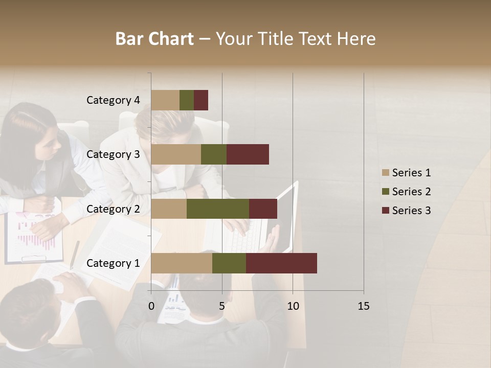Angle Businessteam Businesspeople PowerPoint Template