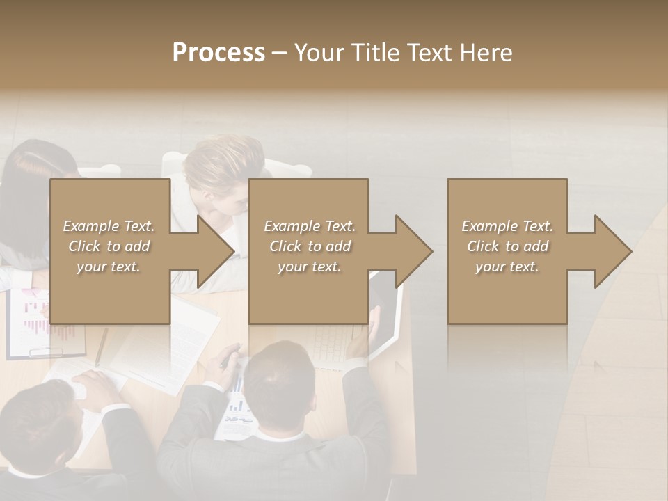 Angle Businessteam Businesspeople PowerPoint Template