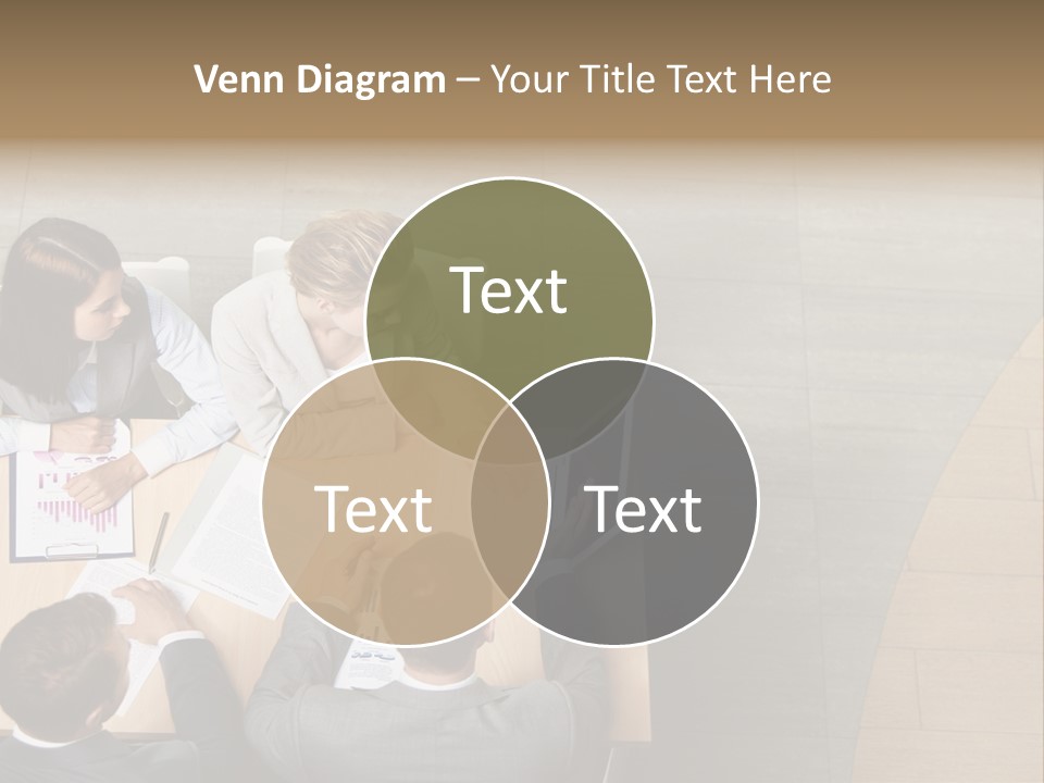 Angle Businessteam Businesspeople PowerPoint Template