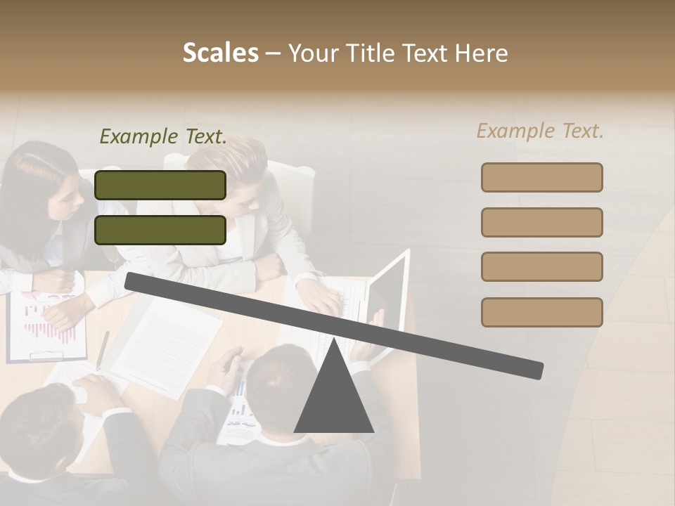 Angle Businessteam Businesspeople PowerPoint Template