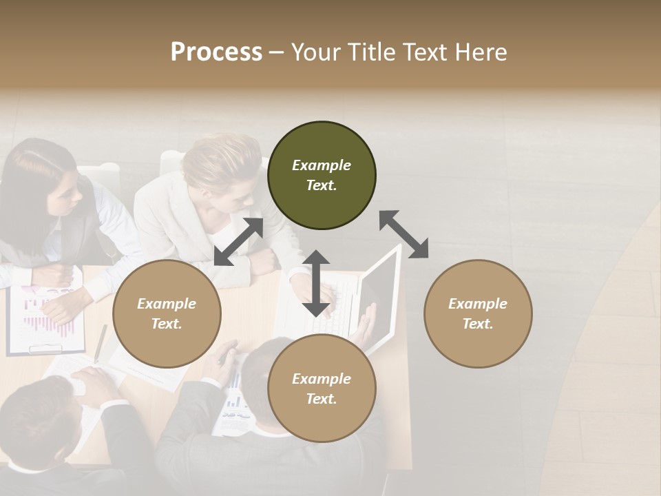 Angle Businessteam Businesspeople PowerPoint Template
