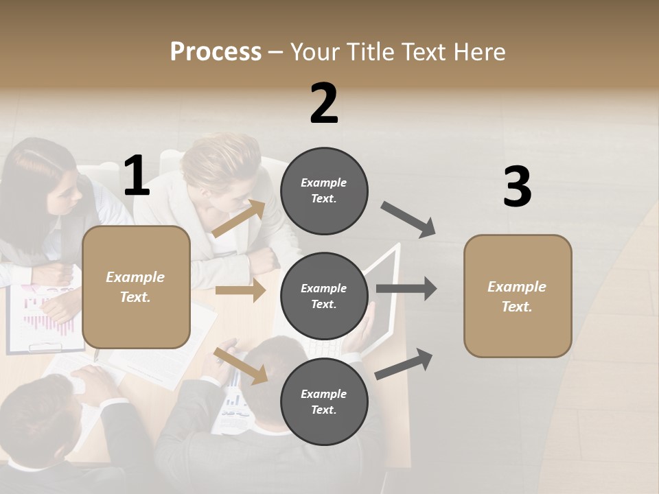 Angle Businessteam Businesspeople PowerPoint Template