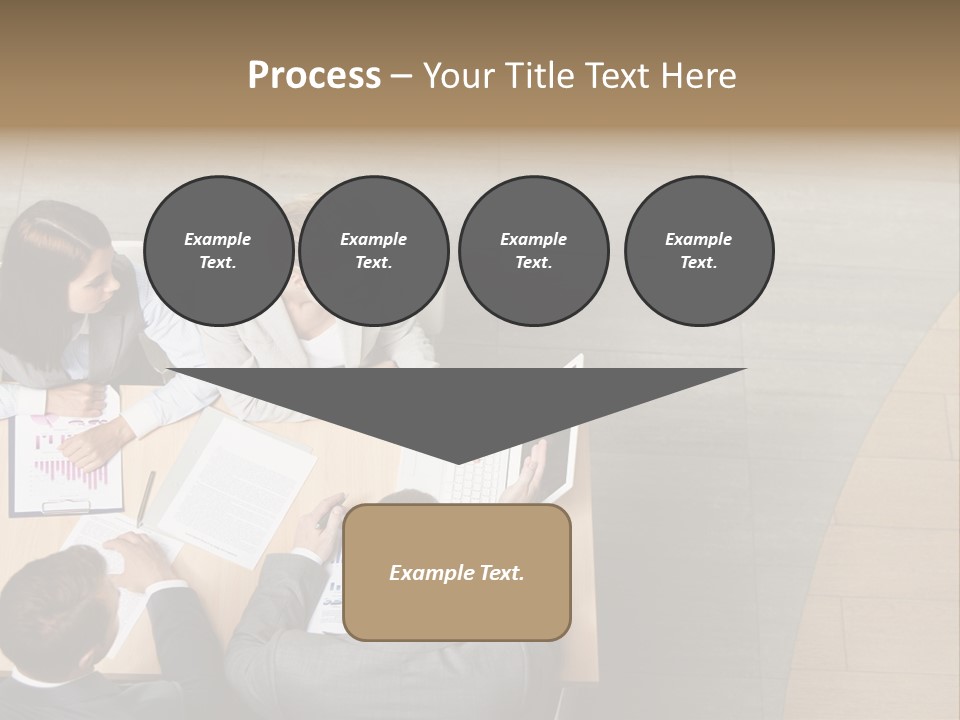 Angle Businessteam Businesspeople PowerPoint Template
