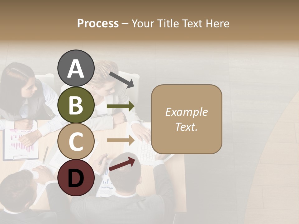 Angle Businessteam Businesspeople PowerPoint Template
