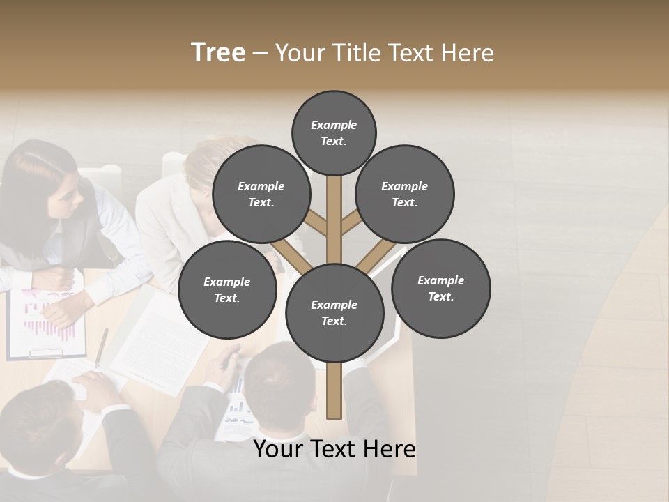 Angle Businessteam Businesspeople PowerPoint Template