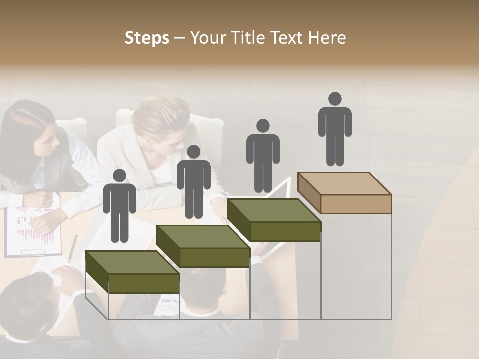 Angle Businessteam Businesspeople PowerPoint Template