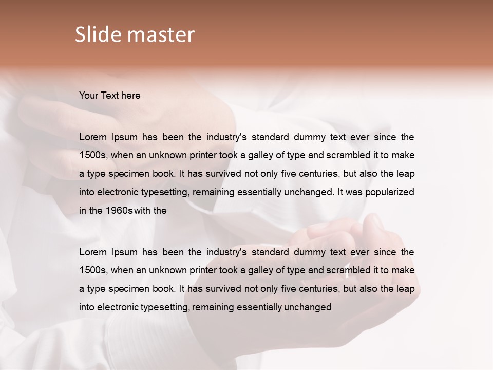 Male Lung Indigestion PowerPoint Template