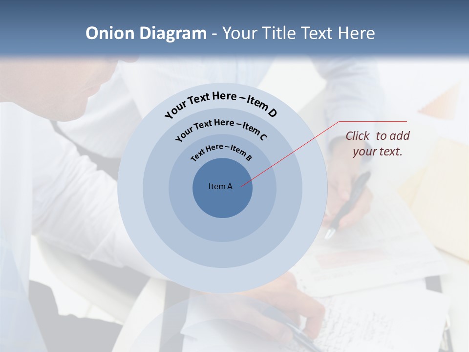 A Couple Of People Sitting At A Table With Papers PowerPoint Template