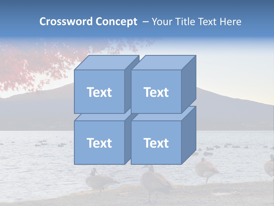 White Water Nature PowerPoint Template