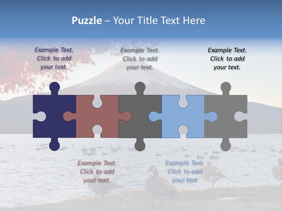 White Water Nature PowerPoint Template