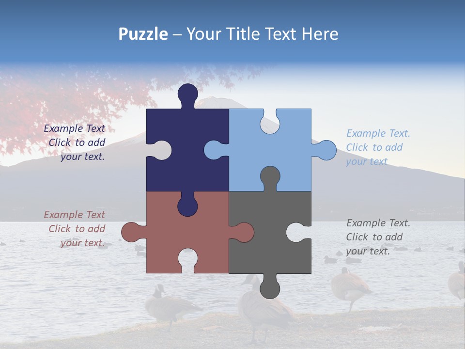 White Water Nature PowerPoint Template