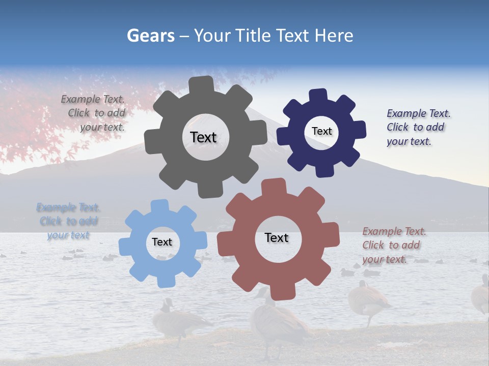 White Water Nature PowerPoint Template