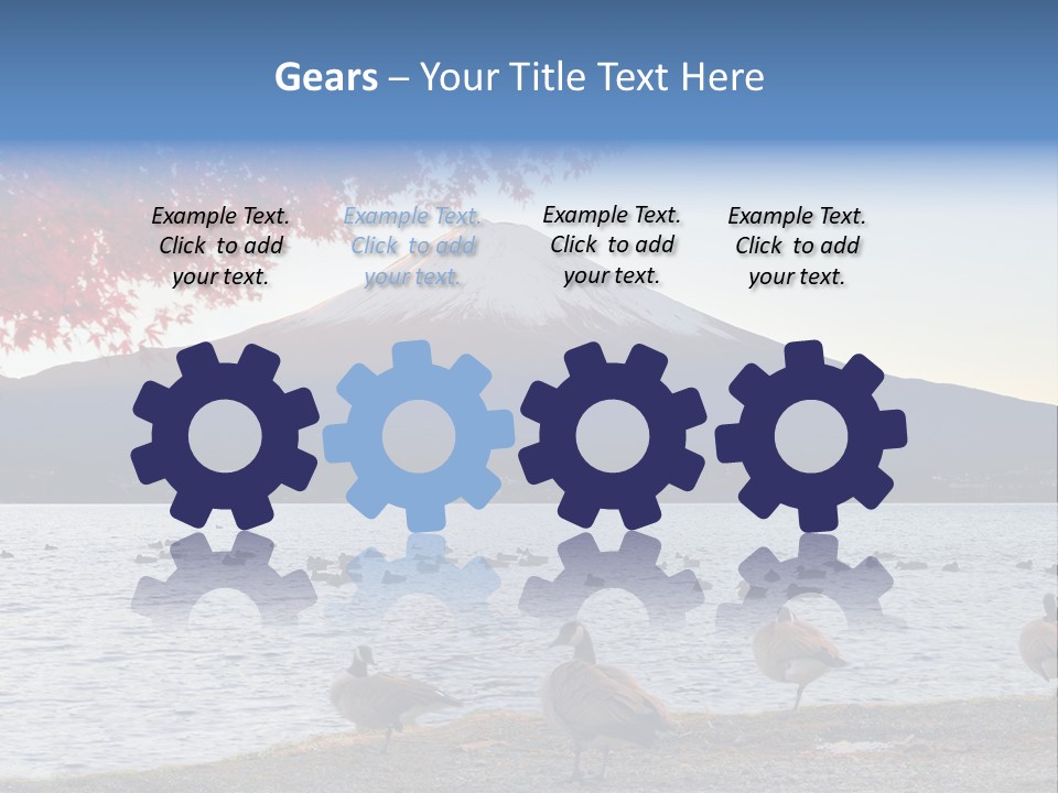 White Water Nature PowerPoint Template