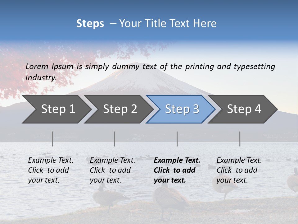 White Water Nature PowerPoint Template