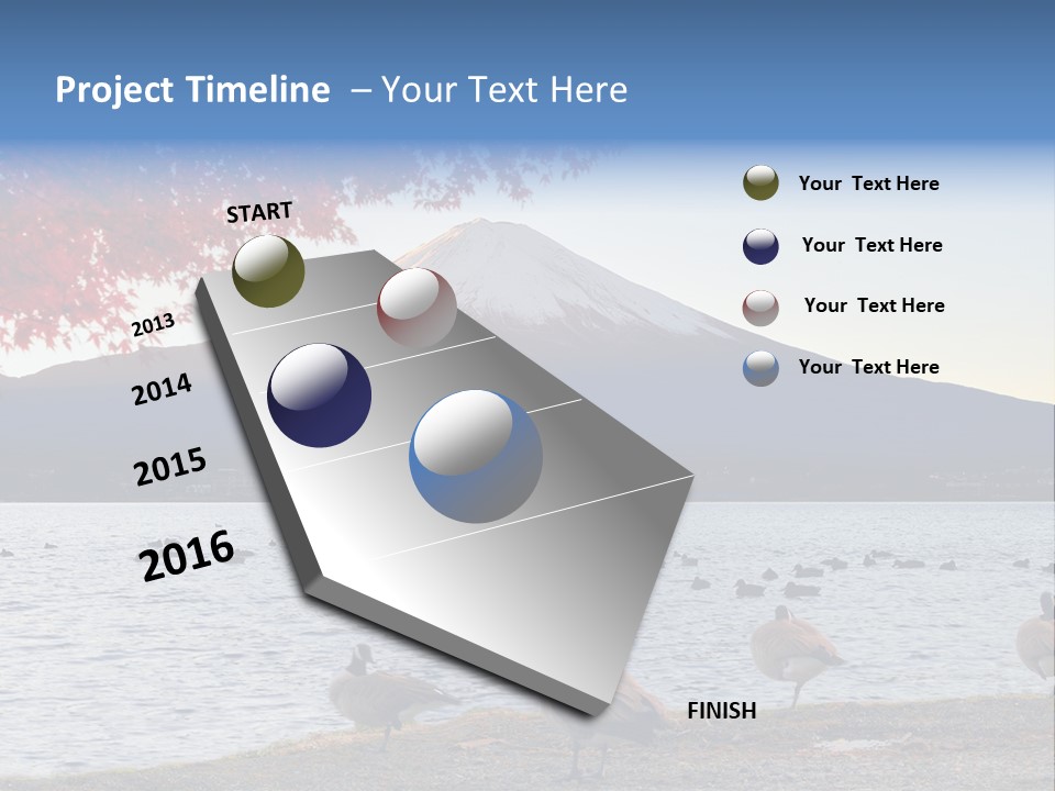 White Water Nature PowerPoint Template
