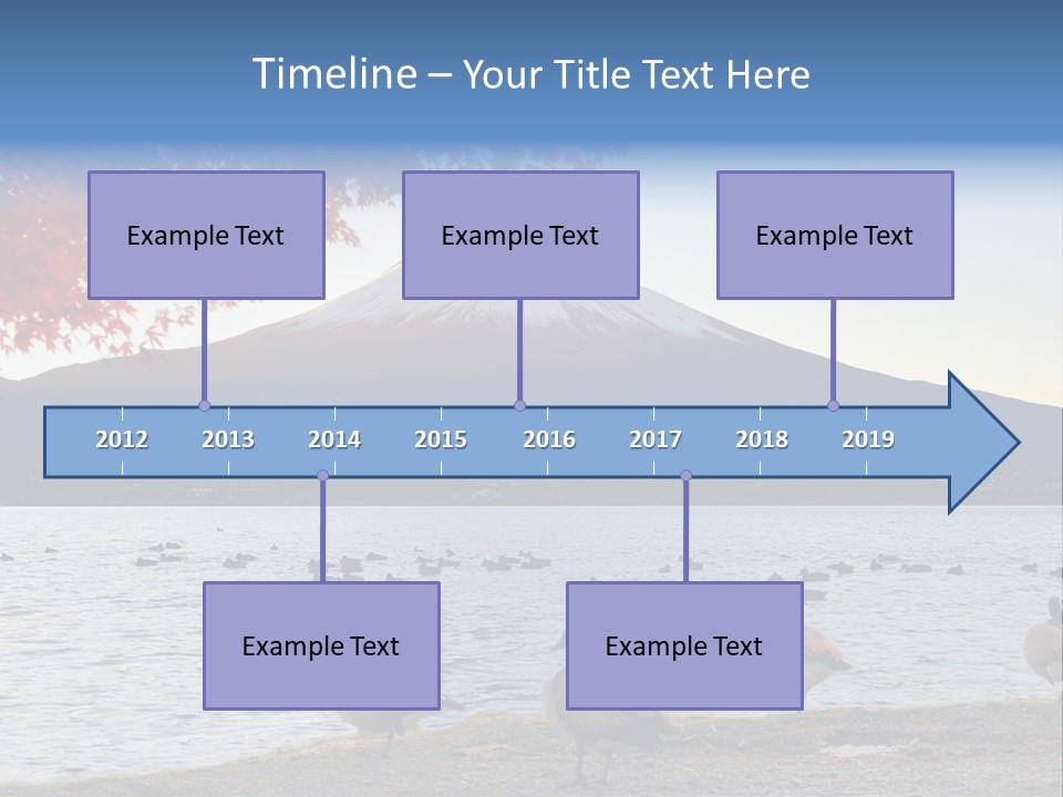 White Water Nature PowerPoint Template