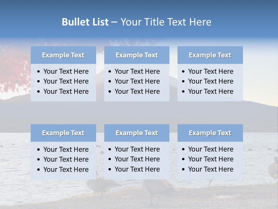 White Water Nature PowerPoint Template
