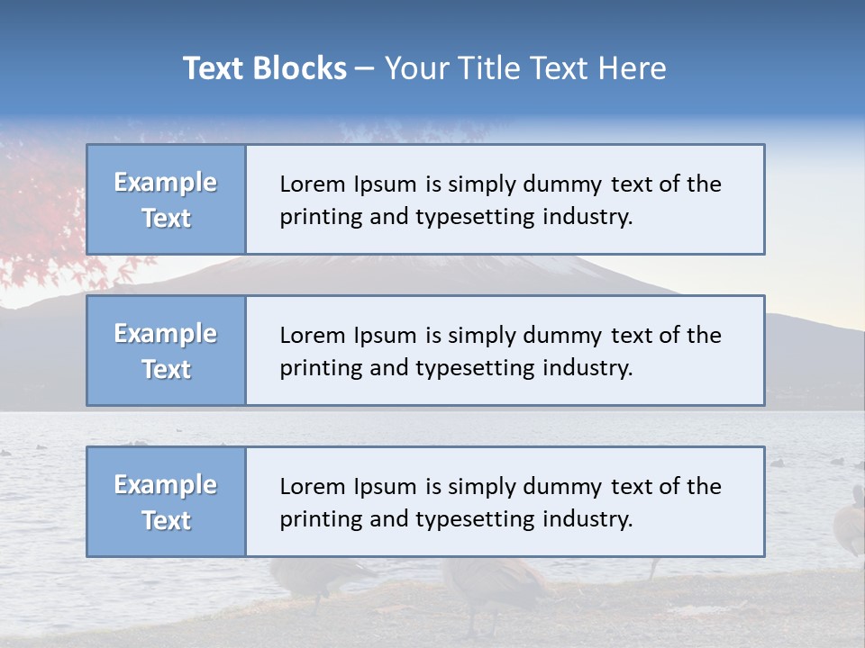 White Water Nature PowerPoint Template