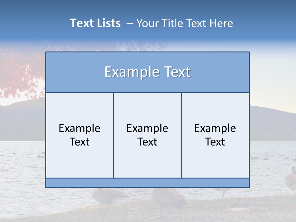 White Water Nature PowerPoint Template