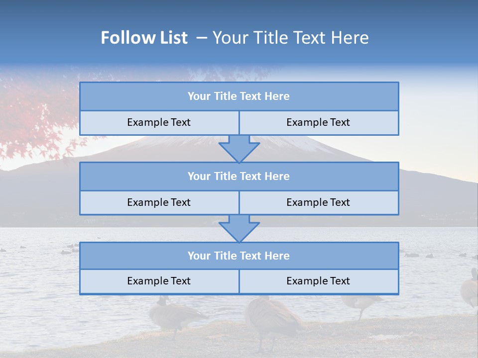 White Water Nature PowerPoint Template