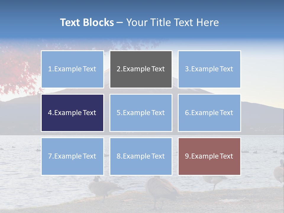 White Water Nature PowerPoint Template