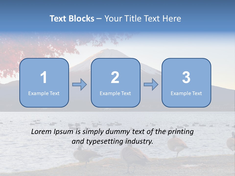 White Water Nature PowerPoint Template