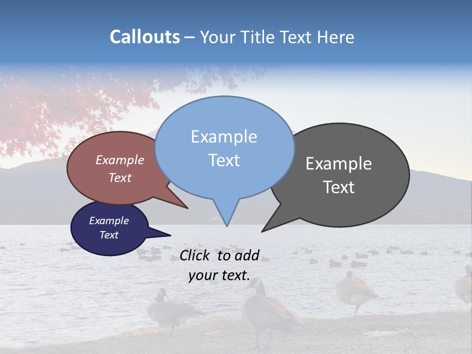 White Water Nature PowerPoint Template