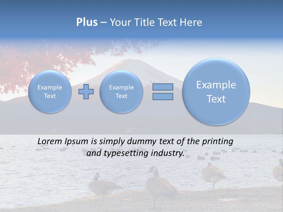 White Water Nature PowerPoint Template