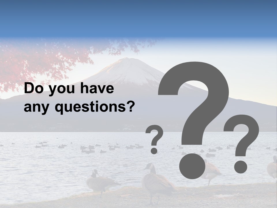 White Water Nature PowerPoint Template